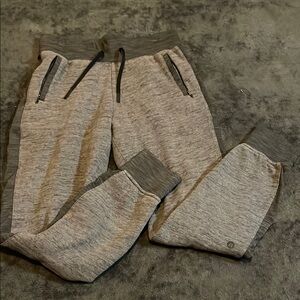 Lululemon Gray Jogger Sweatpants with Zipper Pockets